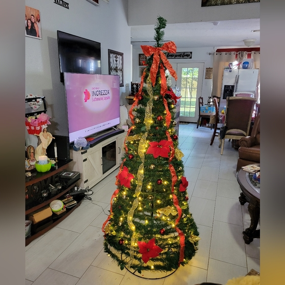 Sharper Image Holiday Sharper Image Pop Up Christmas Tree Poshmark